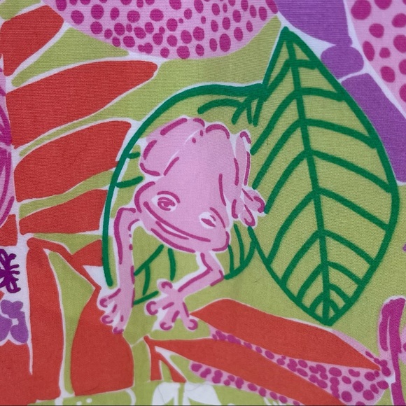 Lilly Pulitzer strapless dress (white label) Chef’s Blend Patchwork- 10 - Picture 5 of 7